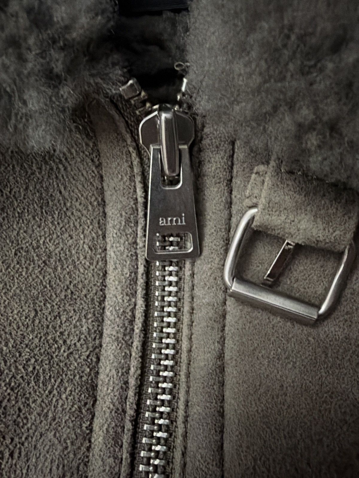 Alexandre Plokhov Ami Paris shearling leather bomber jacket Size US S / EU 44-46 / 1 - 3 Thumbnail