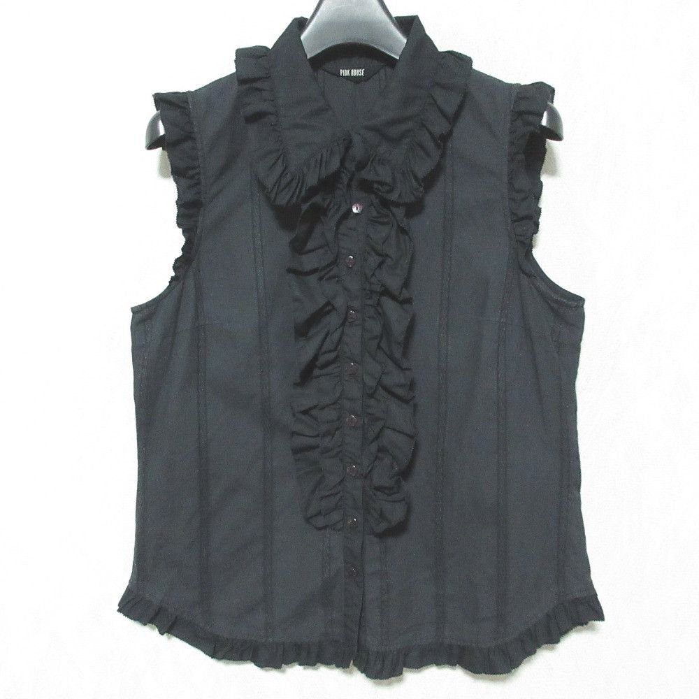 Other Other PINK HOUSE frill sleeveless blouse Textile Tops P013MFB07B DUTY FREE for USA Size ONE SIZE - 1 Thumbnail