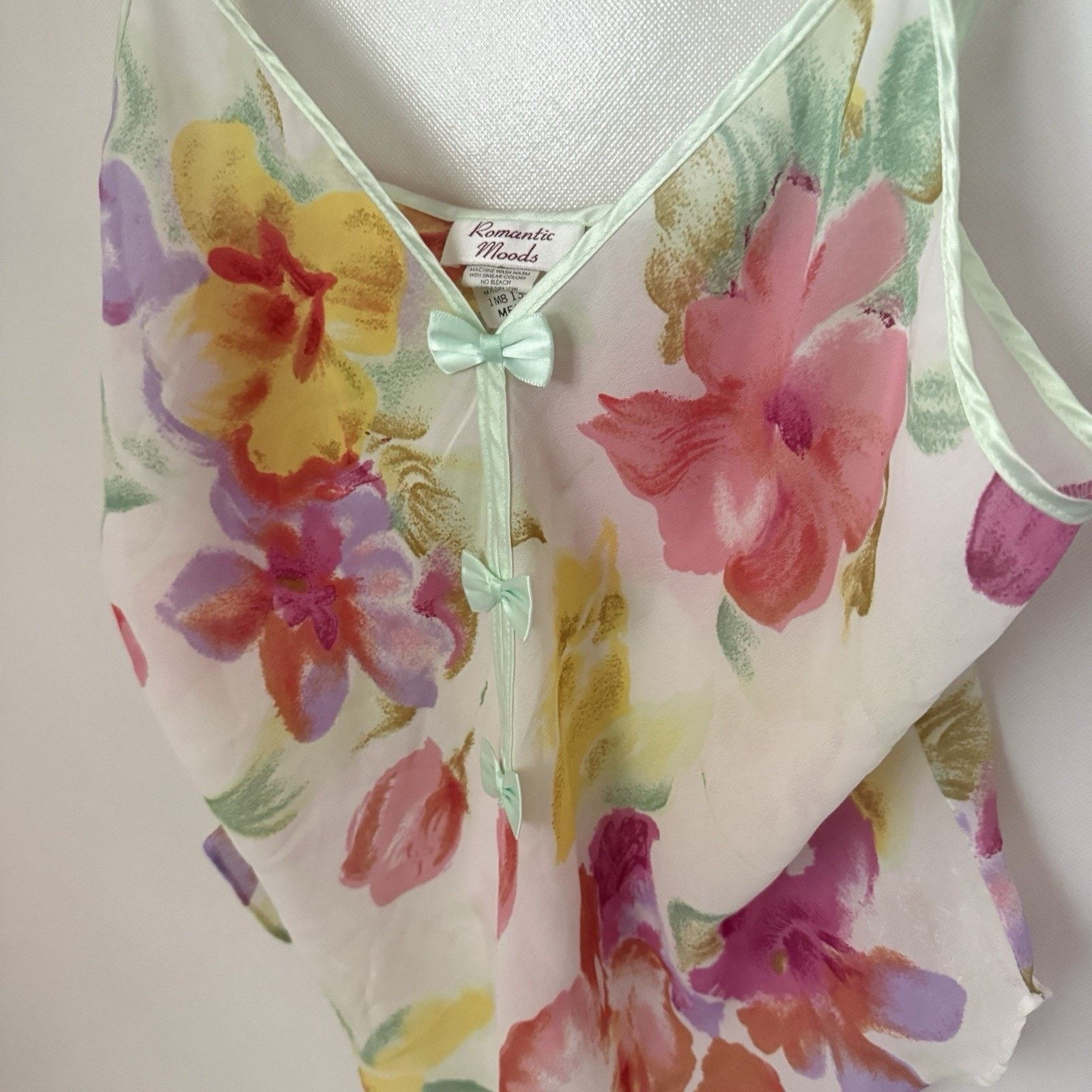 Other Y2K Camisole Blouse Sheer Romantic Coquette Sexy Babydoll Size M / US 6-8 / IT 42-44 - 5 Thumbnail