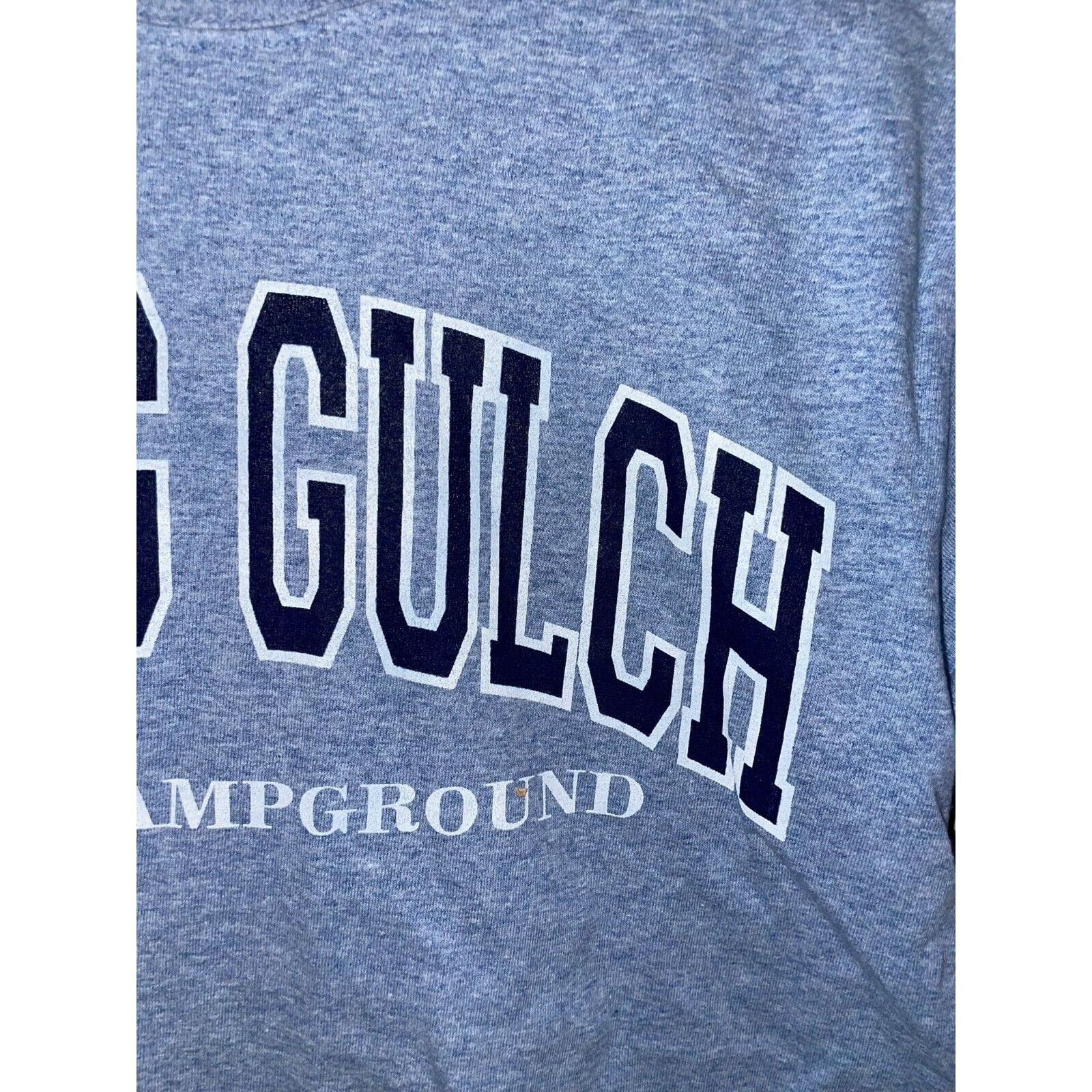 Anvil Vintage Spring Gulch Shirt Resort Campground Blue Tee 90s M Size US M / EU 48-50 / 2 - 4 Thumbnail
