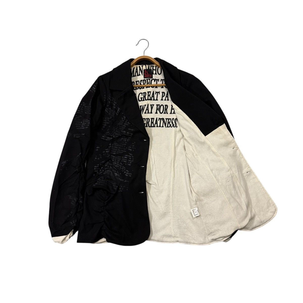 Le Grande Bleu (L.G.B.) Vintage H.Anarchy Wrinkled Seditionaries Buttons Jacket Size US M / EU 48-50 / 2 - 2 Thumbnail