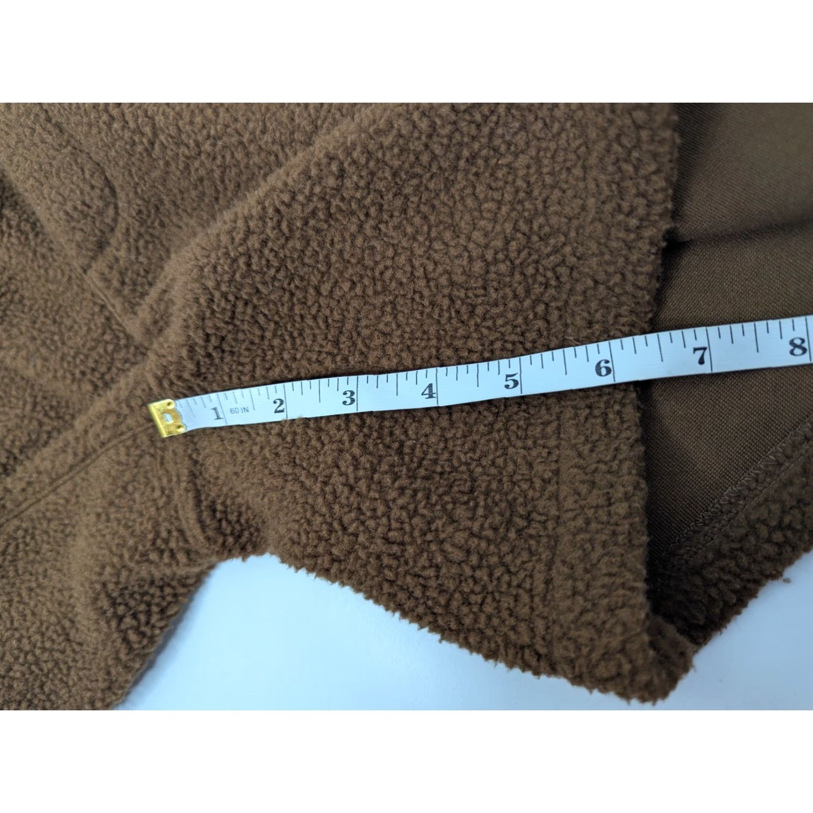 Pacsun Pacsun Drawstring Sherpa Fleece Shorts Brown Men's Small Pockets Beach, Outdoor, Preppy Sl a sh Pocket Elastic Waist Regular Fit s 9 Size US 29 - 3 Thumbnail