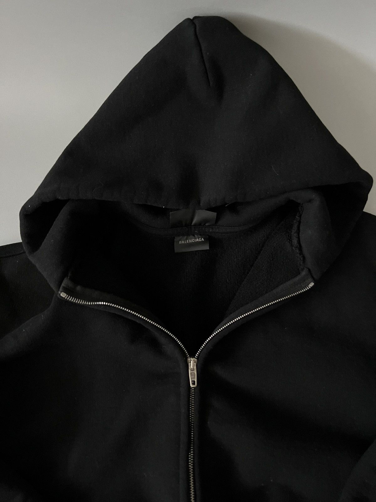Balenciaga Balenciaga Heavy Zip Up Hoodie Size US S / EU 44-46 / 1 - 6 Thumbnail