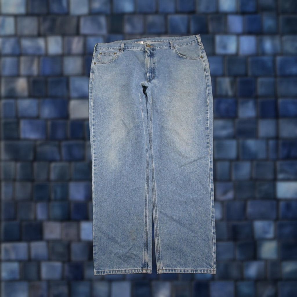 Carhartt VINTAGE Carhartt Jeans Mens 42x30 Tapered Distressed Grunge B18 STW Traditional Fit Y2K Size US 42 / EU 58 - 1 Thumbnail