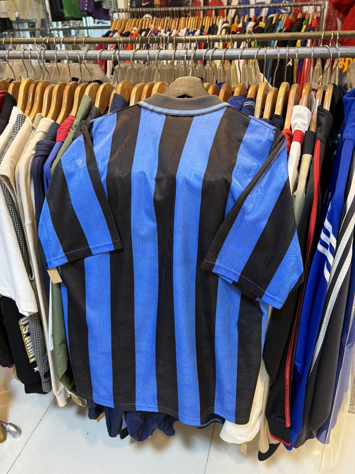 Umbro Vintage 1994-1995 Inter Milan Home Kit Size US L / EU 52-54 / 3 - 3 Thumbnail