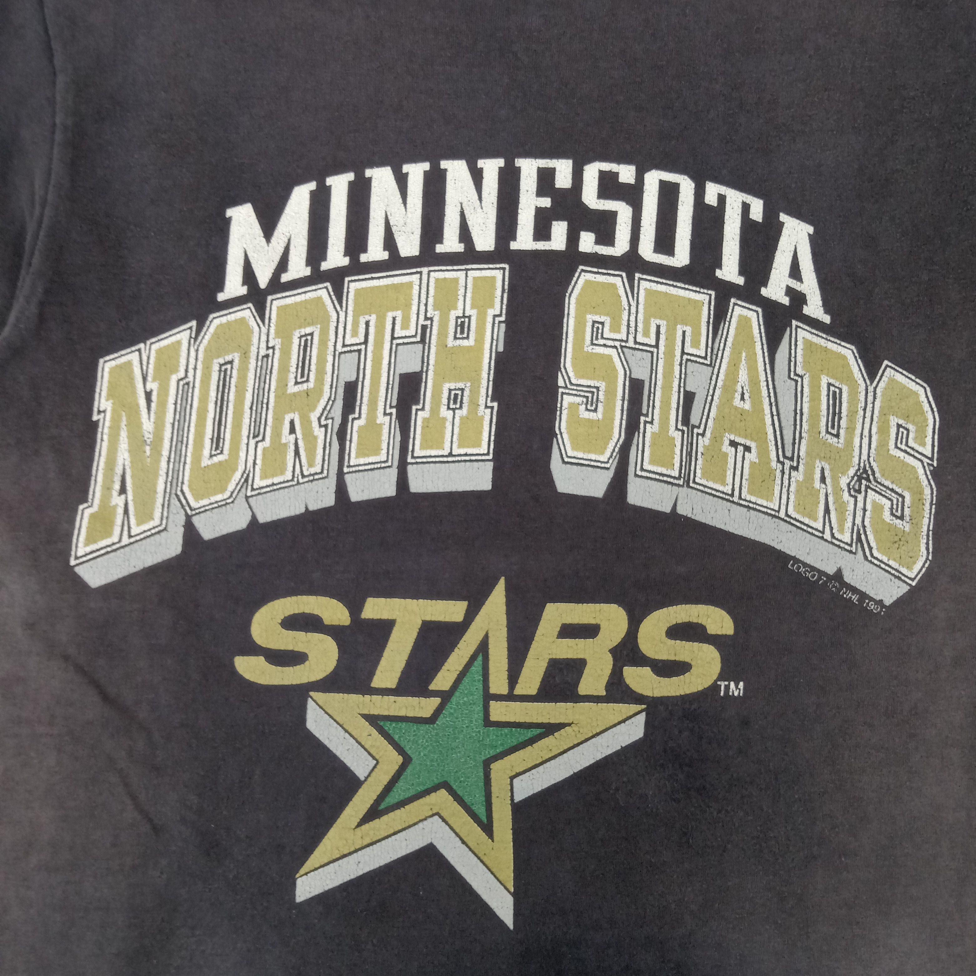 Logo 7 × NFL × Vintage Vintage 90's Minnesota North Stars American Football Tshirt Size US M / EU 48-50 / 2 - 2 Thumbnail