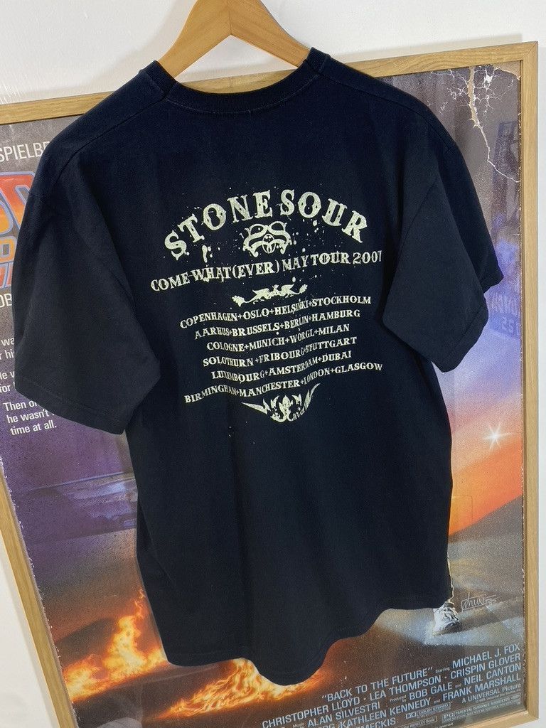 Band Tees × Fruit Of The Loom 2007 Stone Sour Come What(ever) May Tour T Shirt Size US M / EU 48-50 / 2 - 3 Thumbnail