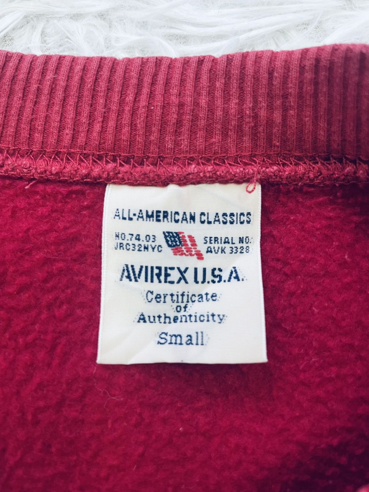 Avirex Avirex Sweatshirt Size US S / EU 44-46 / 1 - 10 Thumbnail