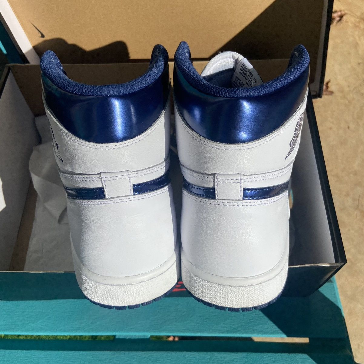 Jordan Brand Jordan 1 metallic navy Size US 11.5 / EU 44-45 - 5 Thumbnail