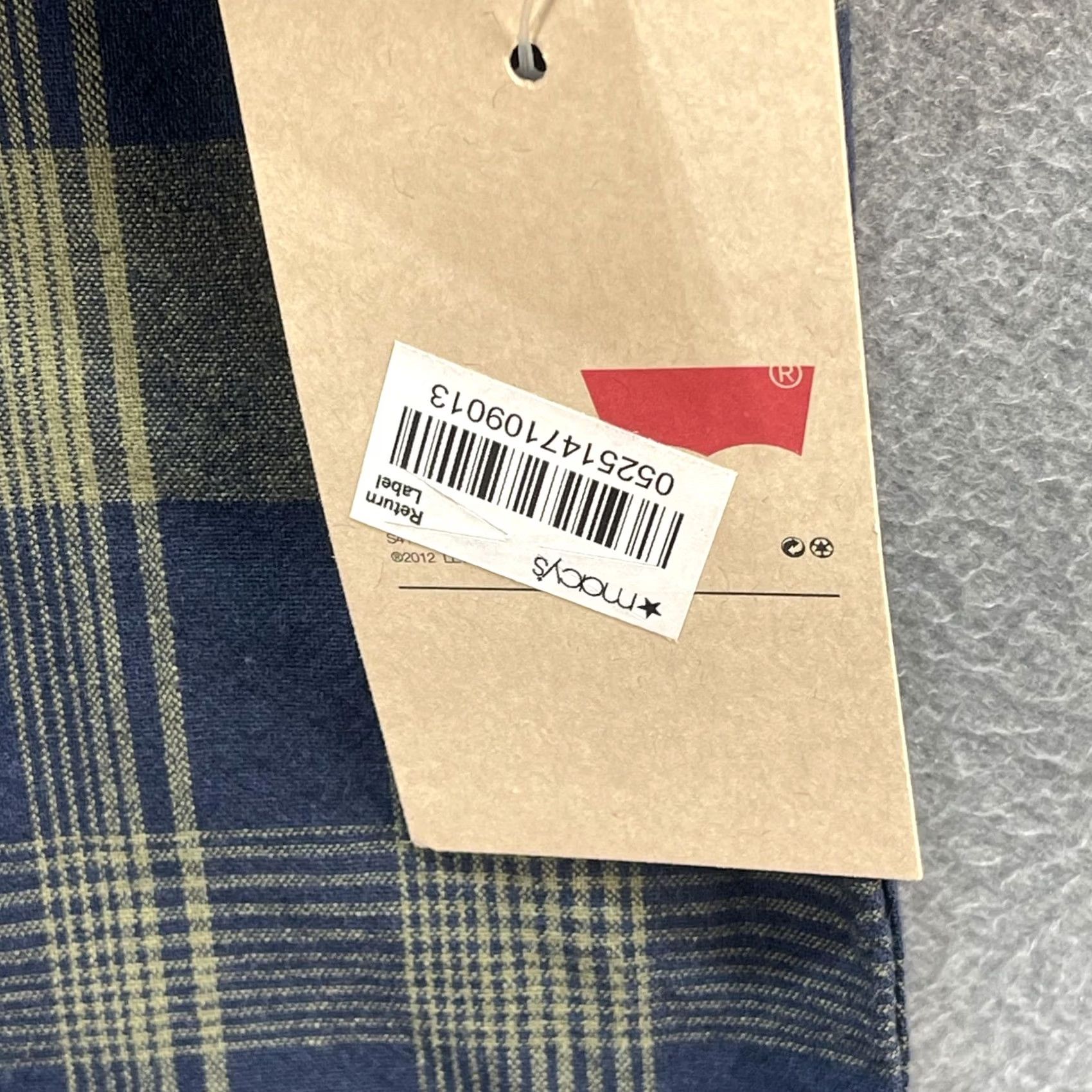 Levi's VINTAGE Levi's Shirt Mens 2XL Burnt Olive Navy Plaid Short Sleeve Button Up Ernie Casual Size US XXL / EU 58 / 5 - 5 Thumbnail