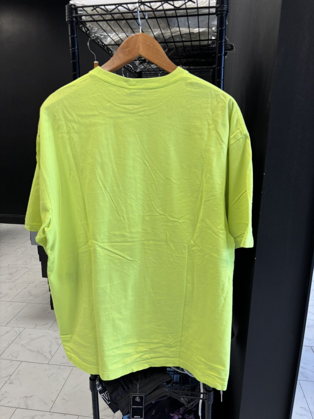Balenciaga Balenciaga green copyright logo print tee Size US L / EU 52-54 / 3 - 3 Thumbnail