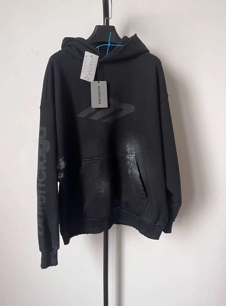 Balenciaga Balenciaga Alphabetic printed hooded pullover long sleeve Size US S / EU 44-46 / 1 - 1 Thumbnail