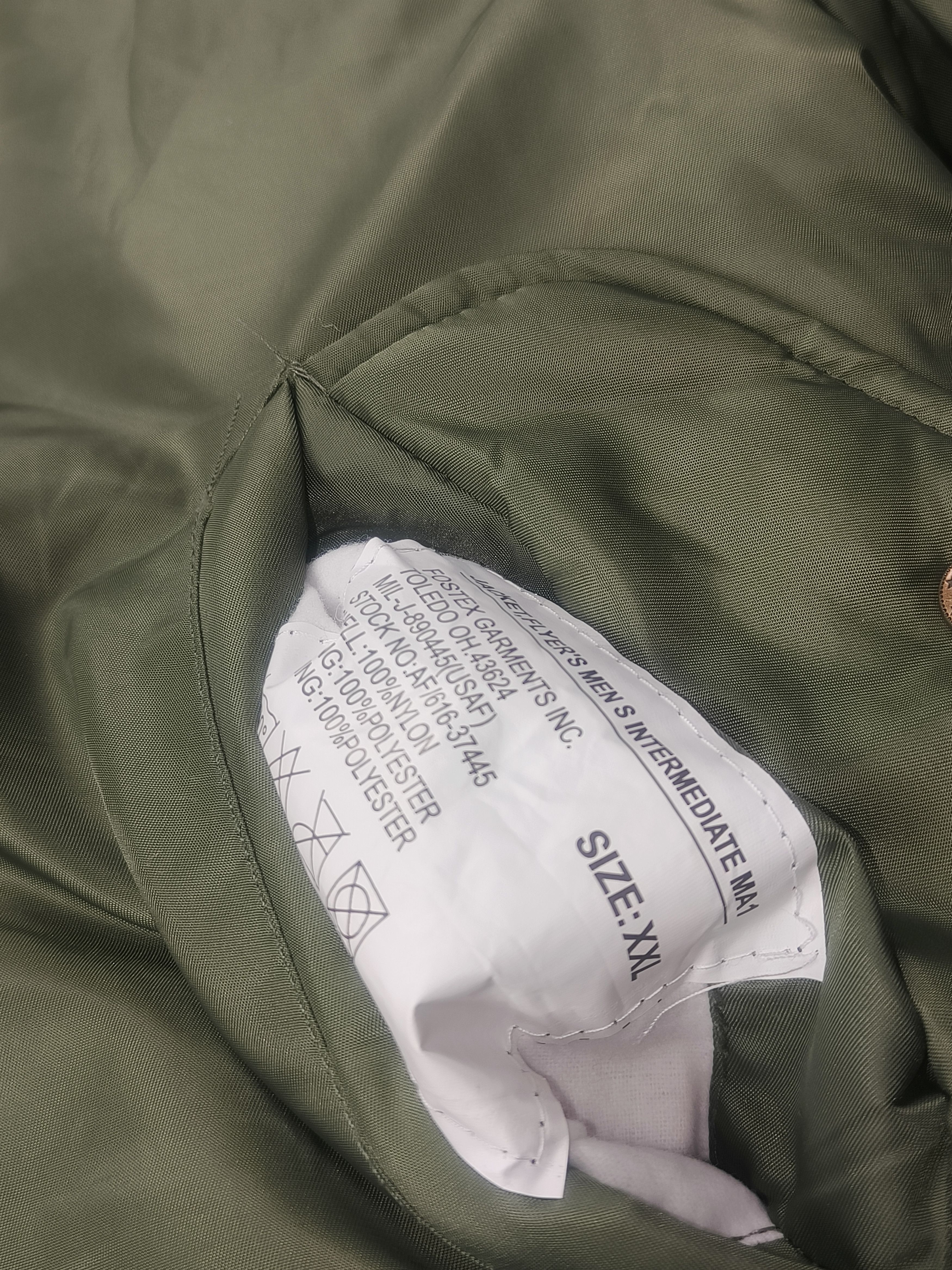 Fostex Garments Fostex Garments MA-1 Reversible Bomber Jacket 2XL Size US XXL / EU 58 / 5 - 4 Thumbnail