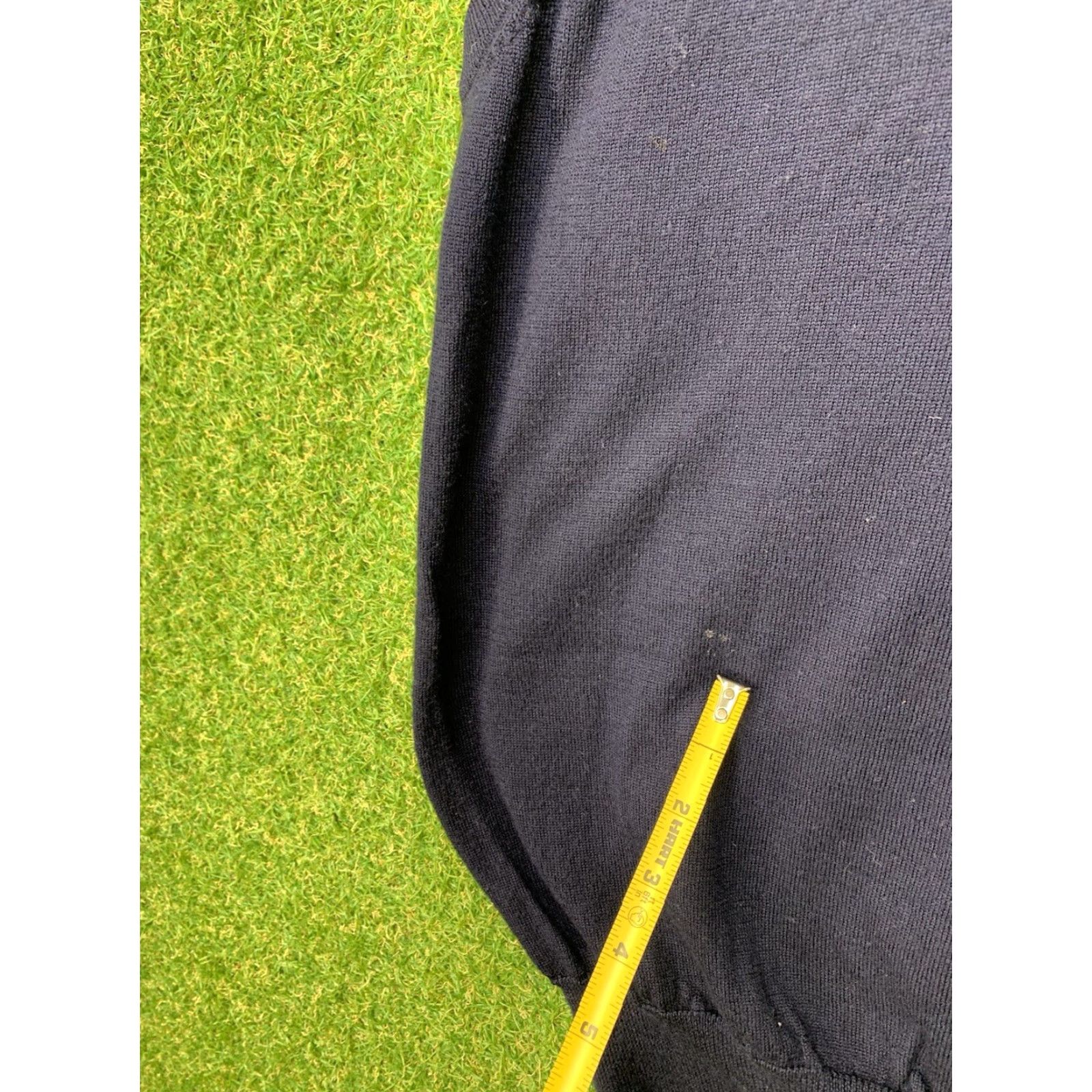 Peter Millar Peter Millar Black Vest Mens XL Slim Fit 1/4 Zip Merino Wool Silk Blend Golf Preppy Size US XL / EU 56 / 4 - 4 Thumbnail