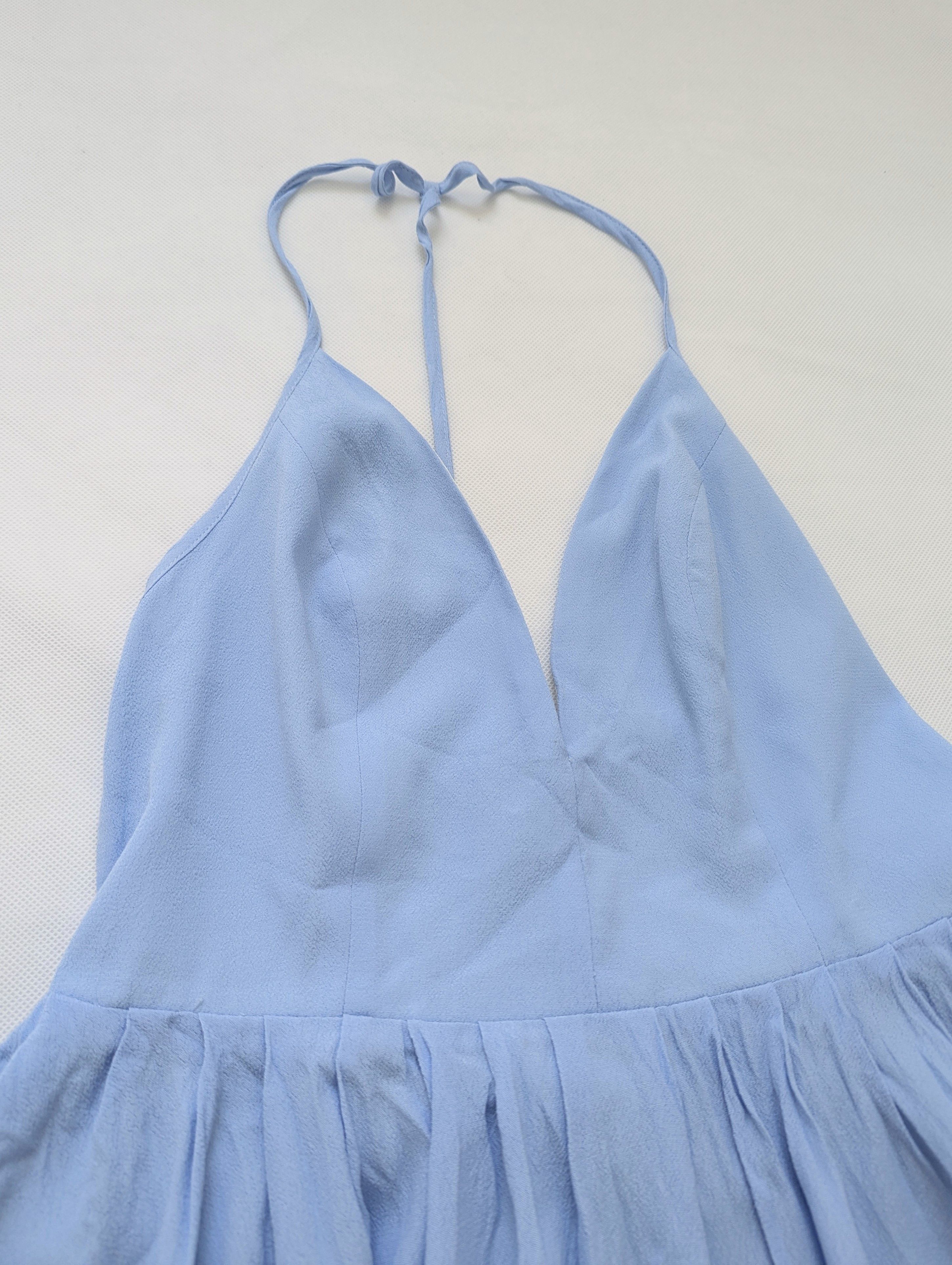 NBD Light blue backless NBD mini dress flared side zipper y2k Size M / US 6-8 / IT 42-44 - 4 Thumbnail