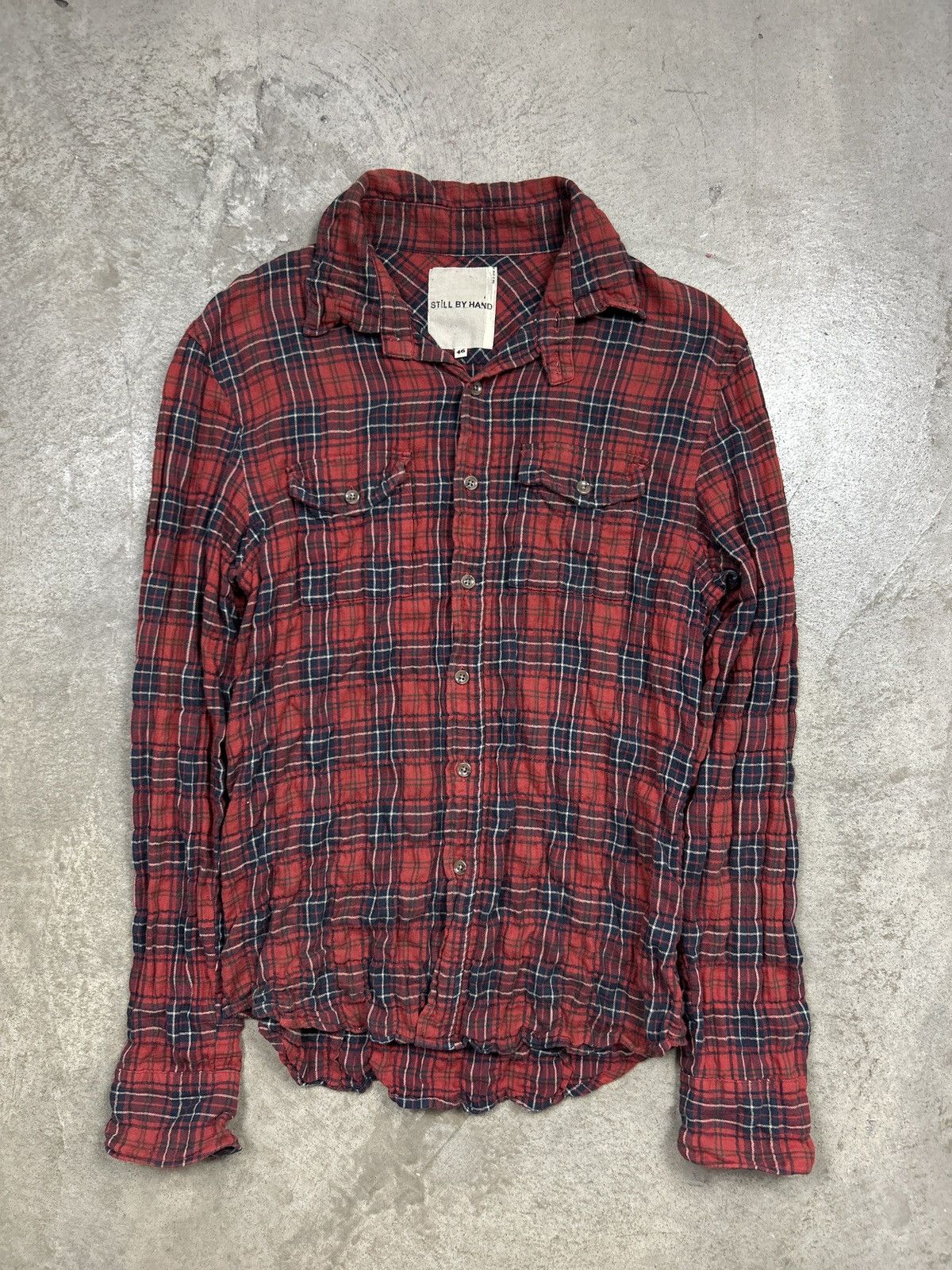 STILL BY HAND Still by Hand - Red Flannel Size US M / EU 48-50 / 2 - 15 Thumbnail