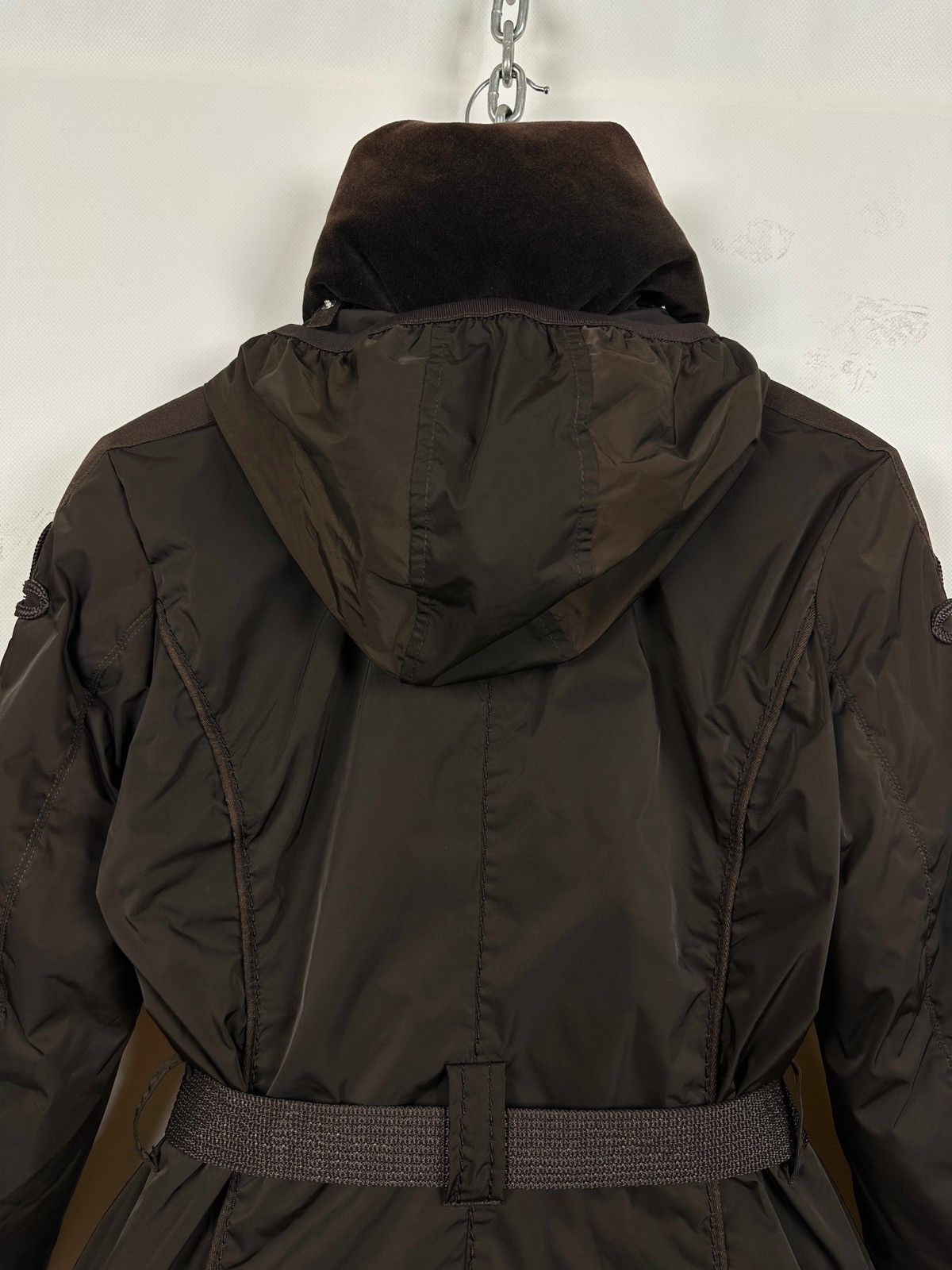 Marithe + Francois Girbaud Marithé+François Girbaud Brown Hooded Down Puffer Jacket Size M / US 6-8 / IT 42-44 - 16 Thumbnail