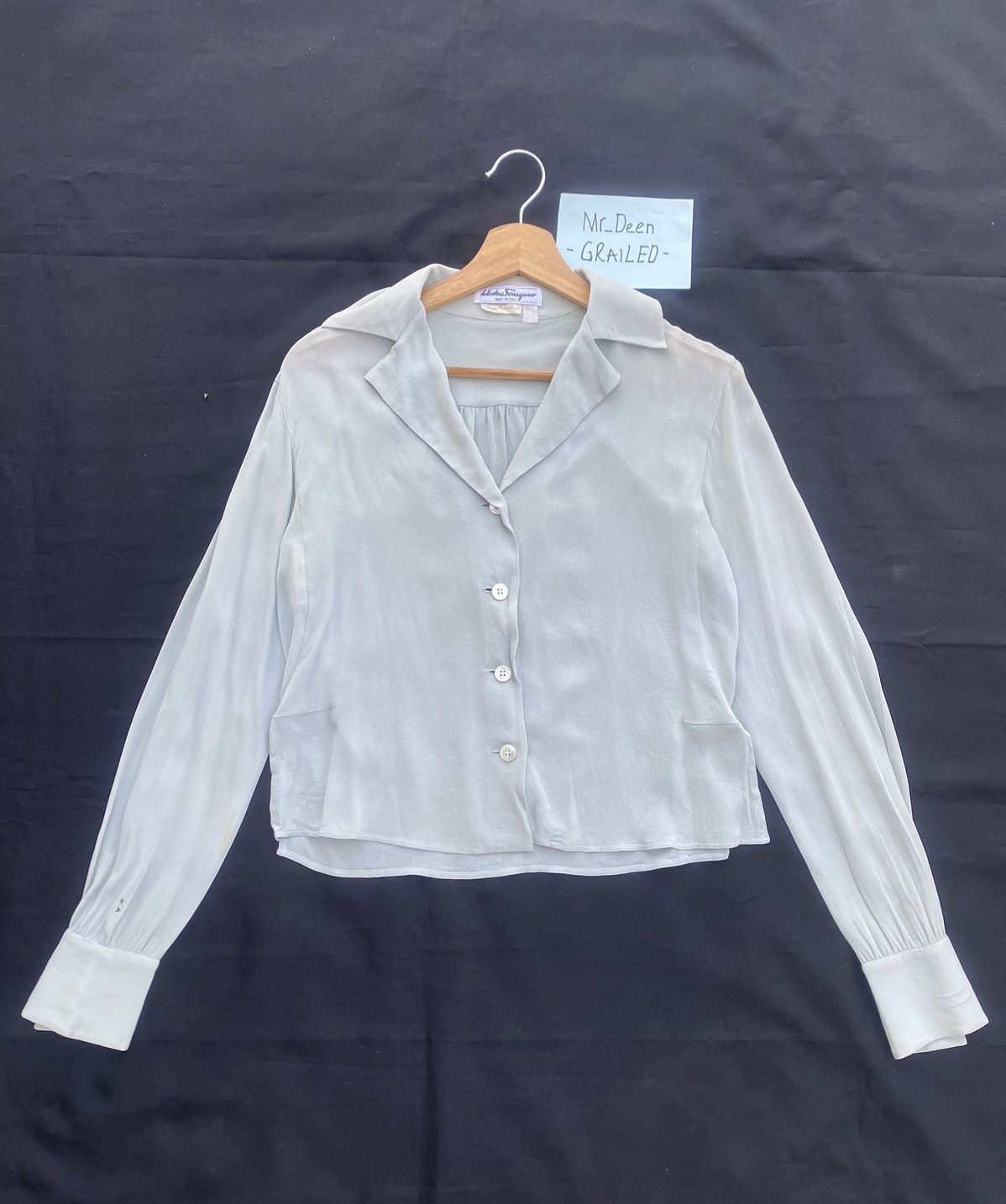 Salvatore Ferragamo Rare Vintage 90s Salvatore Ferragamo Buttons Shirt Size M / US 6-8 / IT 42-44 - 4 Thumbnail