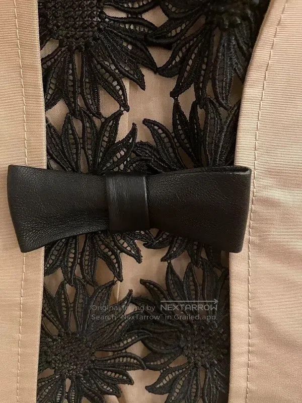 Valentino Valentino Small coat with lace patchwork bow Size S / US 4 / IT 40 - 2 Thumbnail