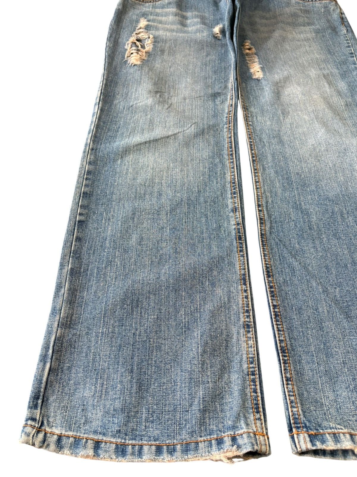 JNCO Vintage Japanese Brand Double Waist Distressed Baggy Jeans Size US 34 / EU 50 - 6 Thumbnail