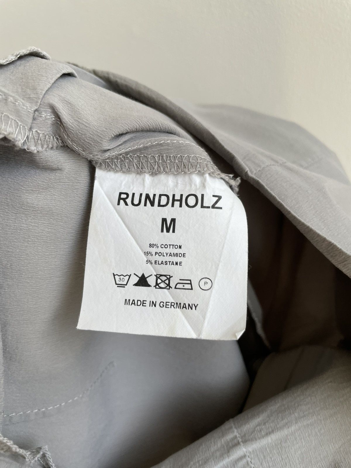 Rundholz Rundholz Pants Black Label Cotton Blend Ankle Trouser Flat Size 32" / US 10 / IT 46 - 12 Thumbnail
