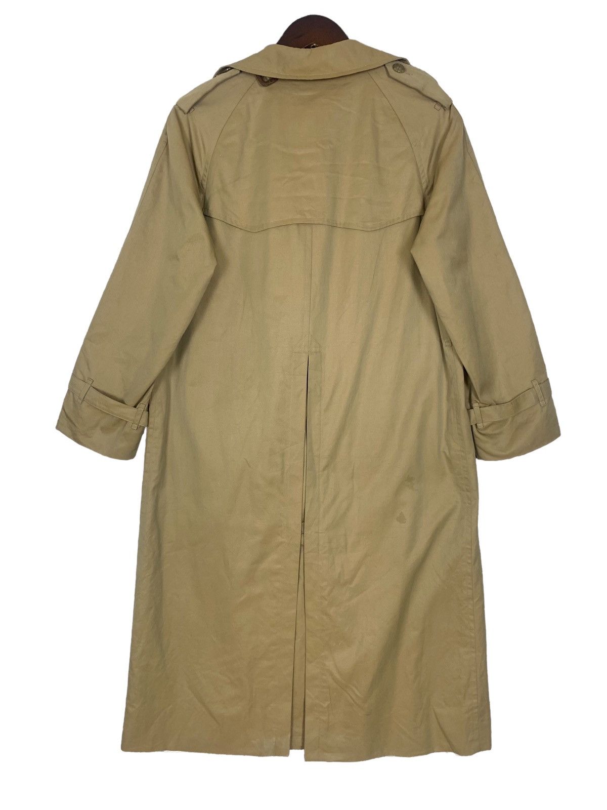 DAKS Daks By Simpson Ltd London Luxury Trench Long Coat Size S / US 4 / IT 40 - 8 Thumbnail
