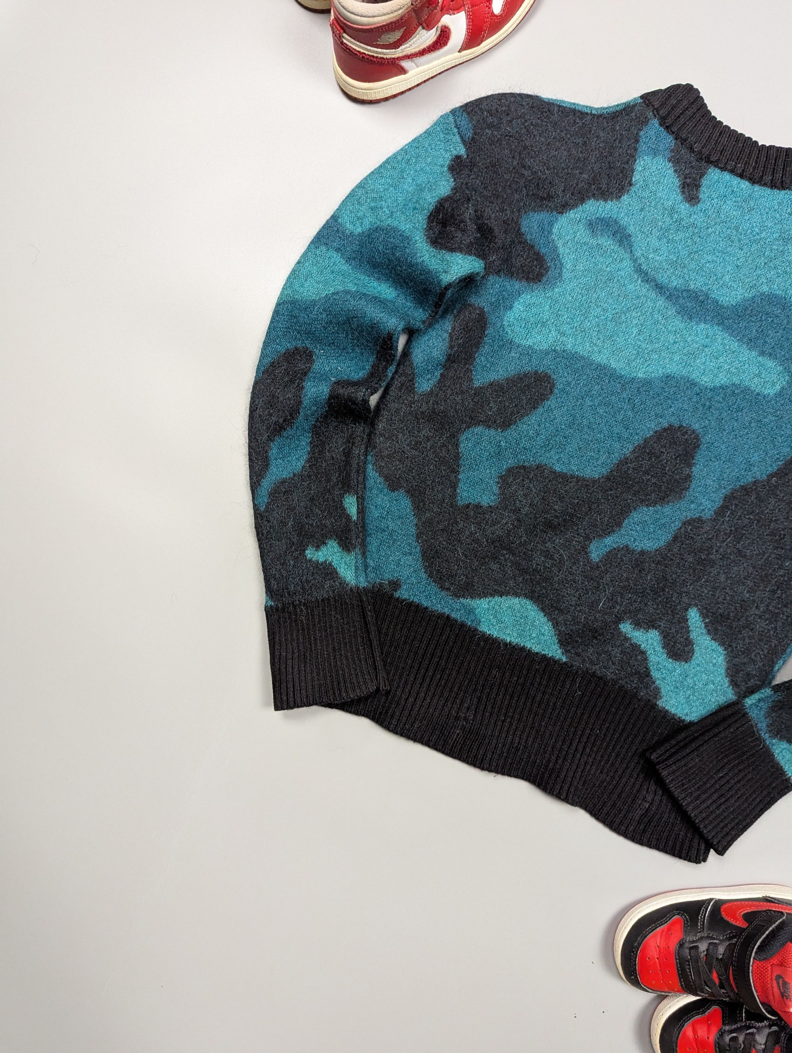 Diesel DIESEL Women's Camouflage Trendy Wool Y2k Sweater Size XS / US 0-2 / IT 36-38 - 8 Thumbnail
