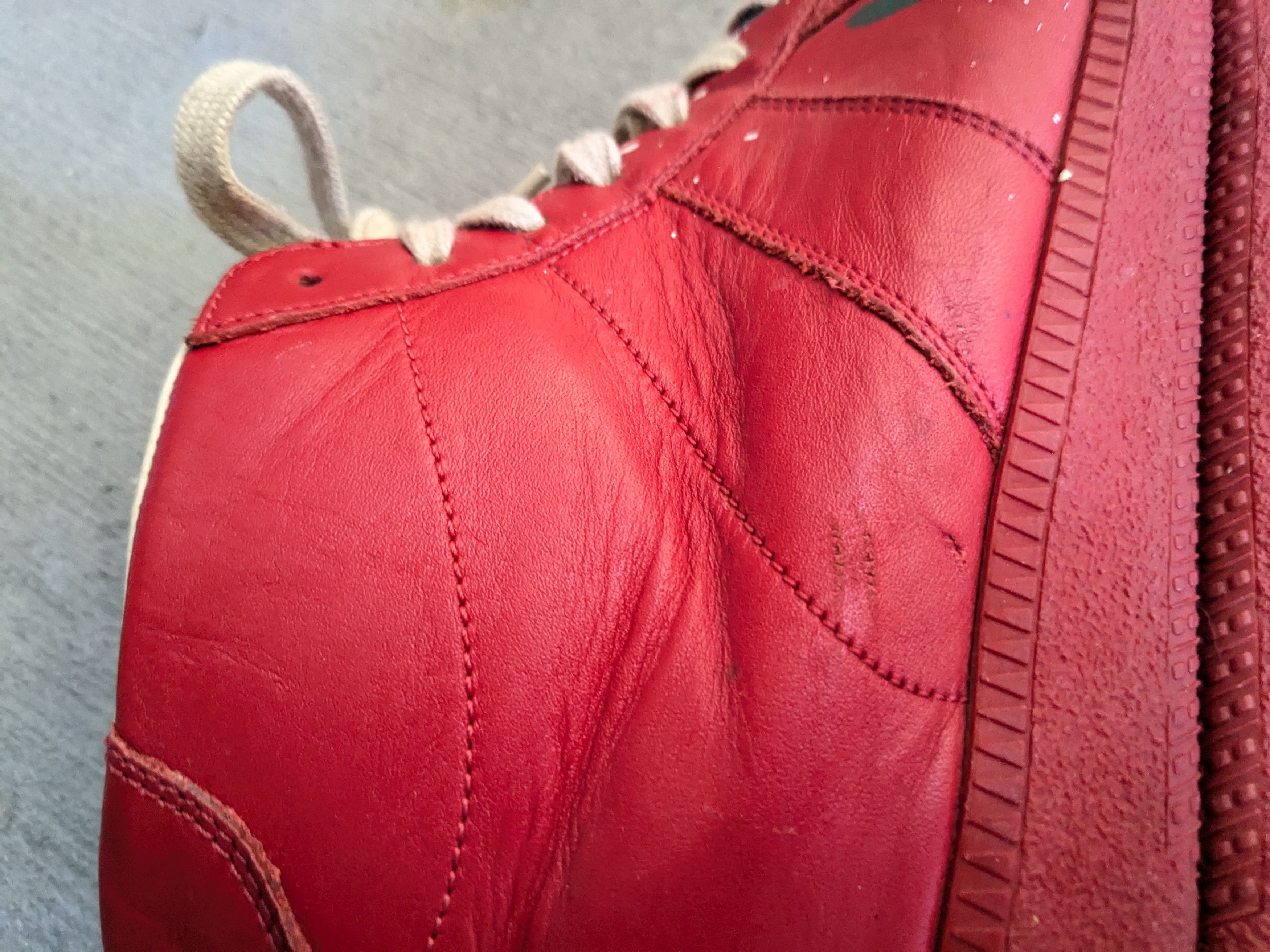 Maison Margiela Maison Margiela GAT Replica Red Paint Splatter 9 42 Leather Size US 9 / EU 42 - 12 Thumbnail