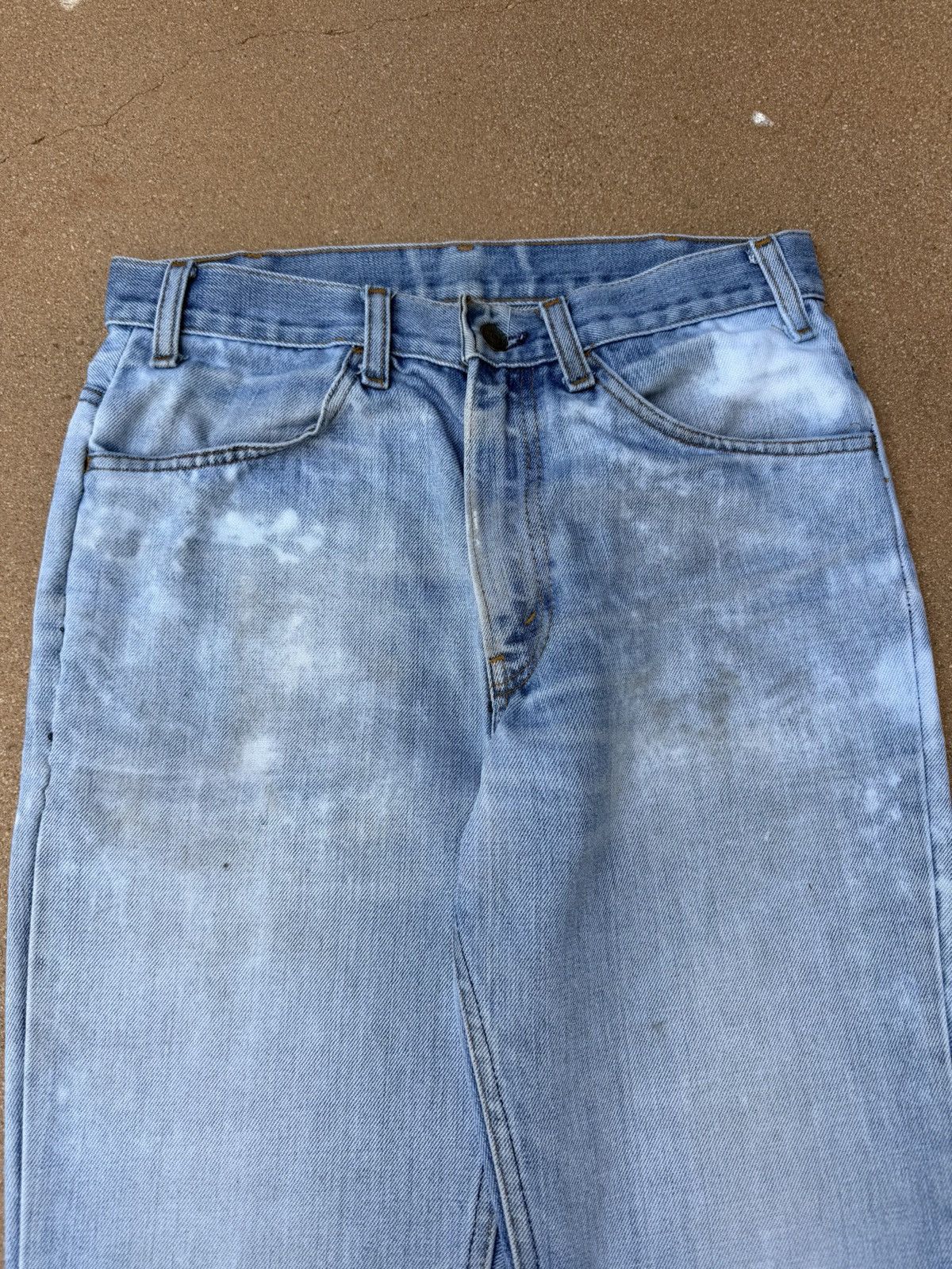 Levi's Vtg 70’s Levi’s 646 Orange Tab Bellbottom Flare Jeans 31x31 Size US 31 - 4 Thumbnail