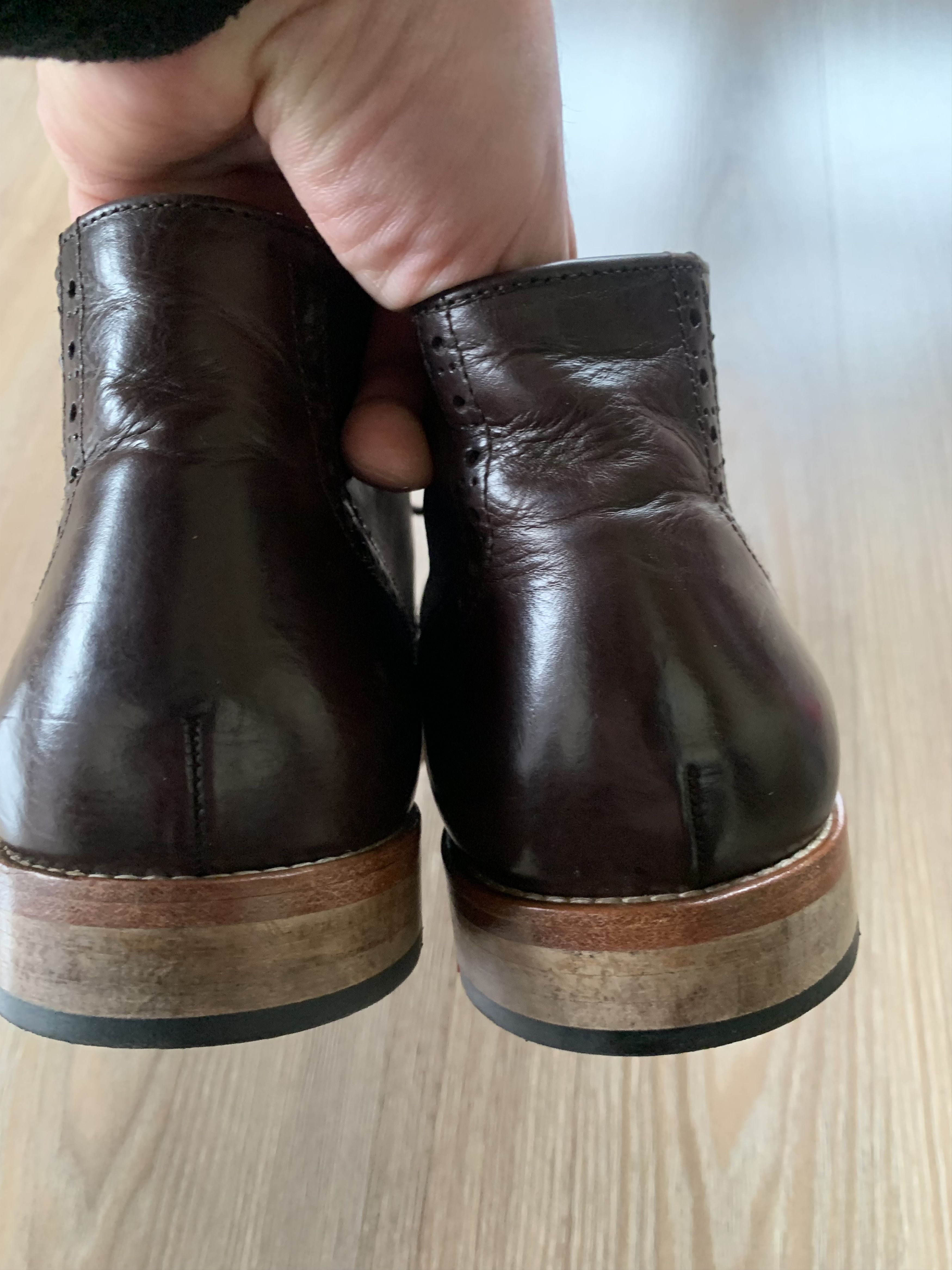 LLOYD Mens LLoyd Hi-Top Leather Marajo Deserts Shoes Size US 10.5 / EU 43-44 - 7 Thumbnail