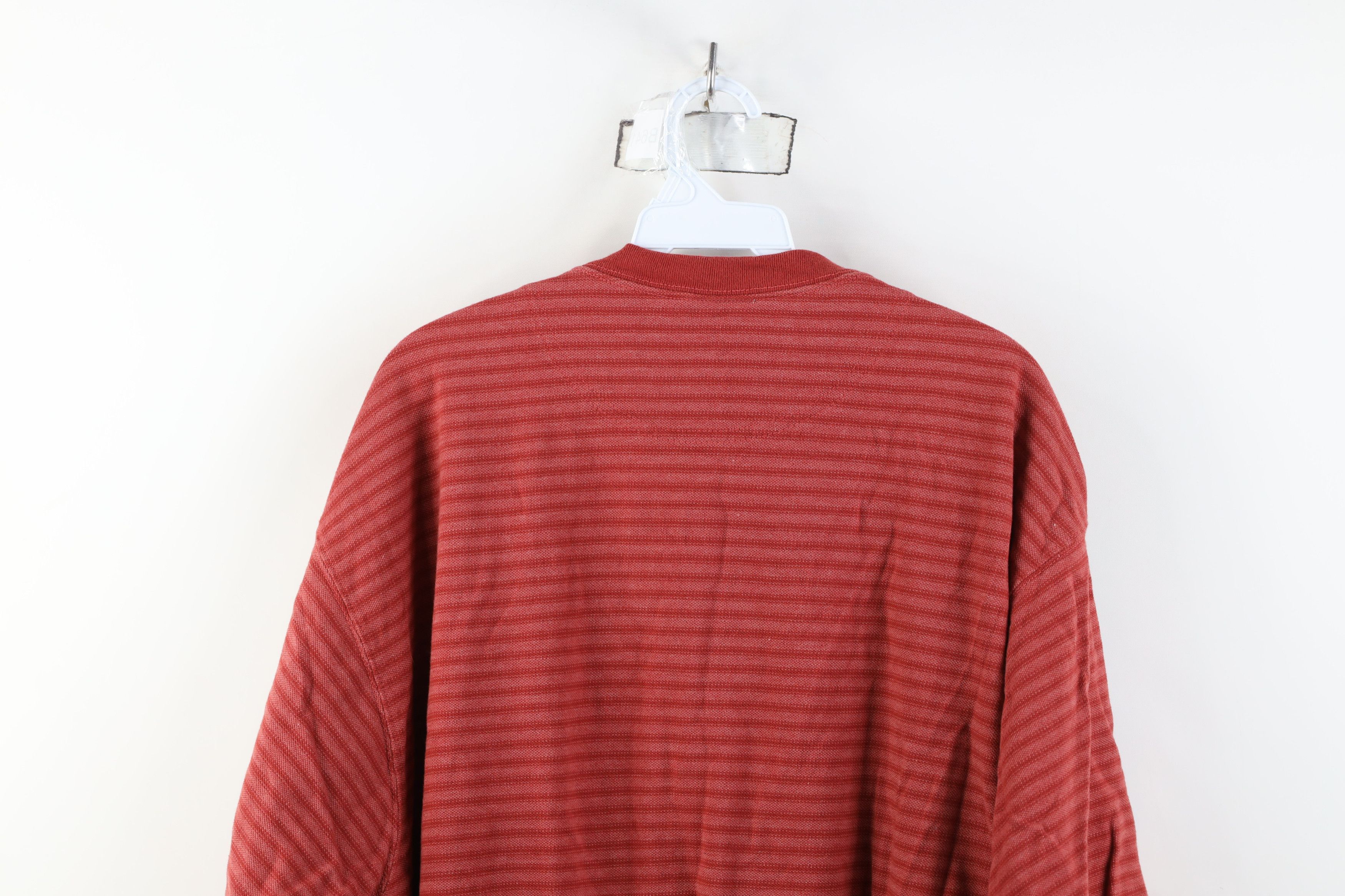 Vintage Vintage 90s Streetwear Knit Short Sleeve Henley T-Shirt Size US XXL / EU 58 / 5 - 11 Thumbnail