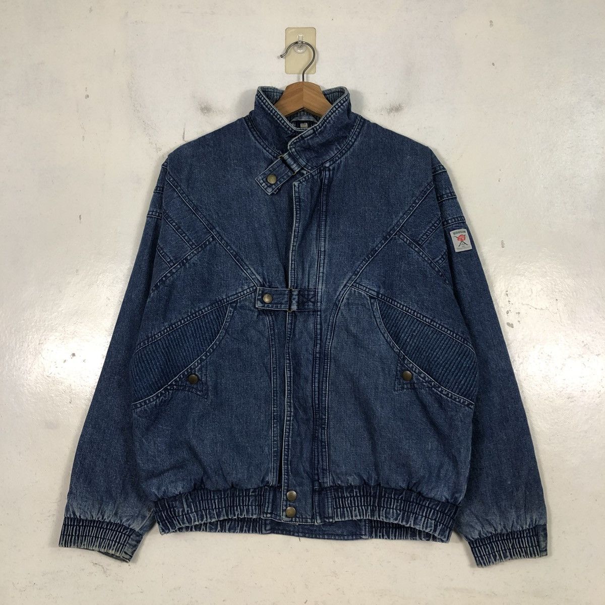 Japanese Brand Biker Bondage Parachute Denim Jacket Bobson Seditionaries Size US L / EU 52-54 / 3 - 3 Thumbnail