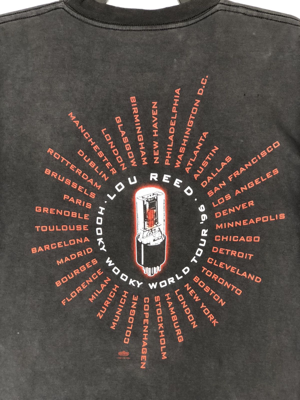 Band Tees Vintage 90s LOU REED World Tour 96 Band Tee Size US L / EU 52-54 / 3 - 11 Thumbnail