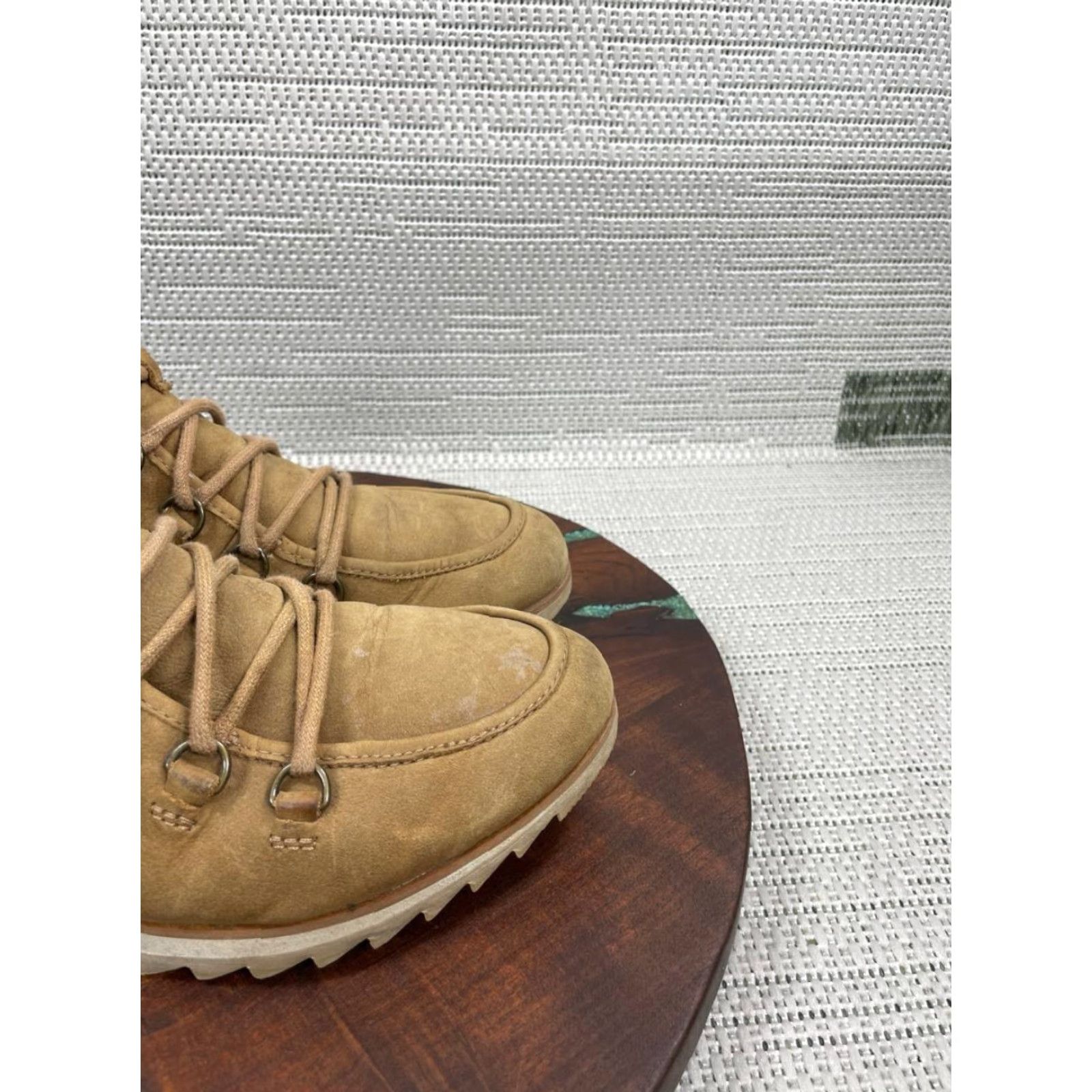 SOREL Sorel Womens Boots Harlow Lace Brown Suede Waterproof Ankle Hiking Size 8 Boots Womens, Brown, Suede, Waterproof, Hiking Size US 8 / IT 38 - 2 Thumbnail