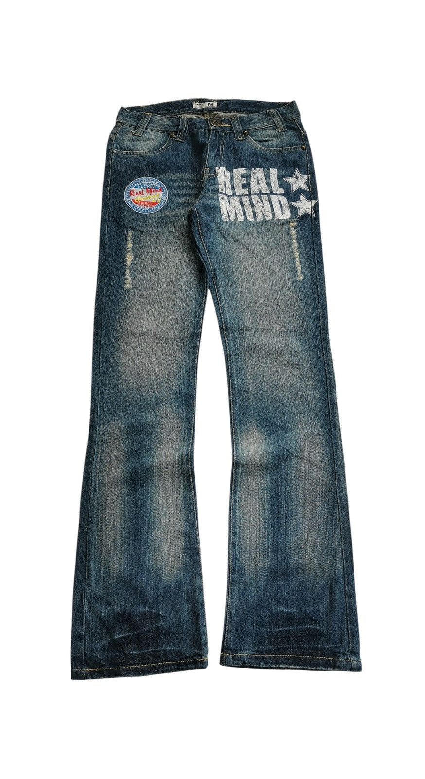 Hysteric Glamour Realmind Fuckin Patches Bootcut Jeans Size US 30 / EU 46 - 1 Thumbnail