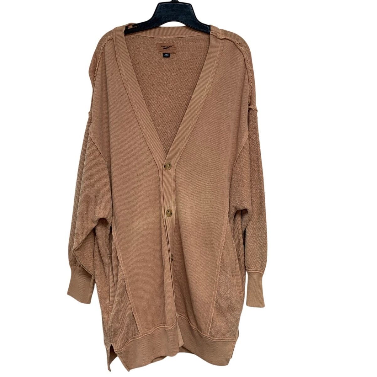 American Eagle Outfitters New American Eagle Womens Medium Oversized Cardigan Size M / US 6-8 / IT 42-44 - 1 Thumbnail