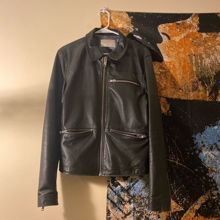 Deadwood Deadwood Phoenix Peacock leather trucker jacket | Grailed