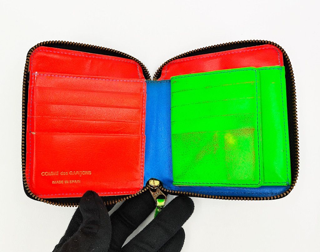 Comme des Garcons COMME des GARCONS multicolor bi-fold zipper wallet Size ONE SIZE - 3 Thumbnail