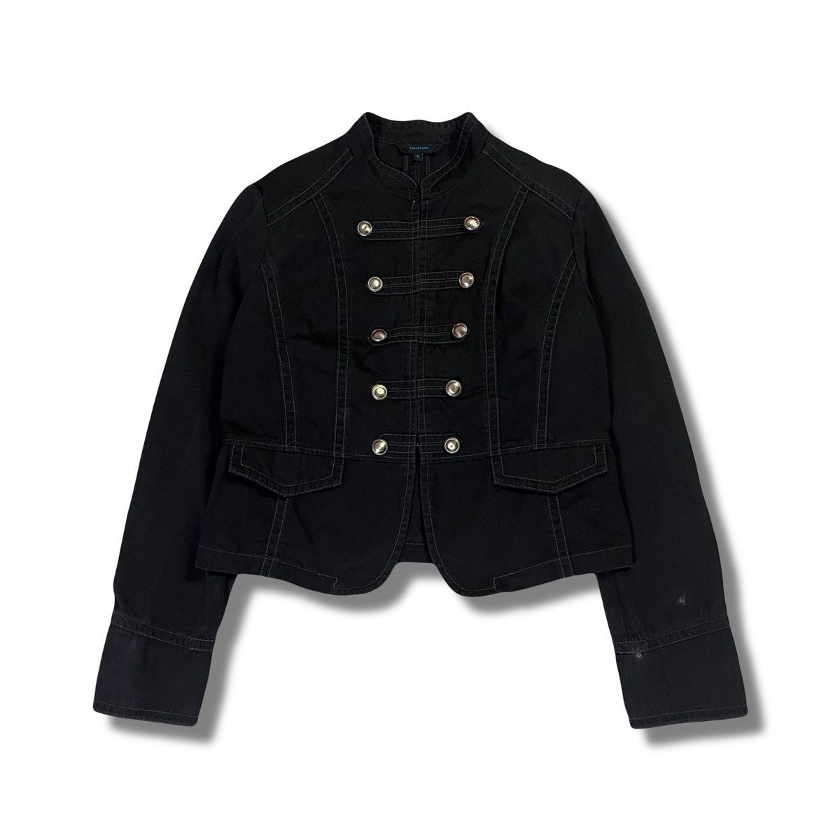 14th Addiction Vintage Napoleonic Military Gothic Cropped Vkei Ifsix Jacket Size XS / US 0-2 / IT 36-38 - 1 Thumbnail