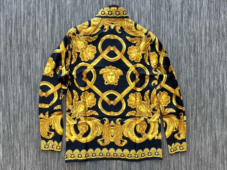 Versace Versace Silk mulberry silk shirt Size US S / EU 44-46 / 1 - 2 Thumbnail