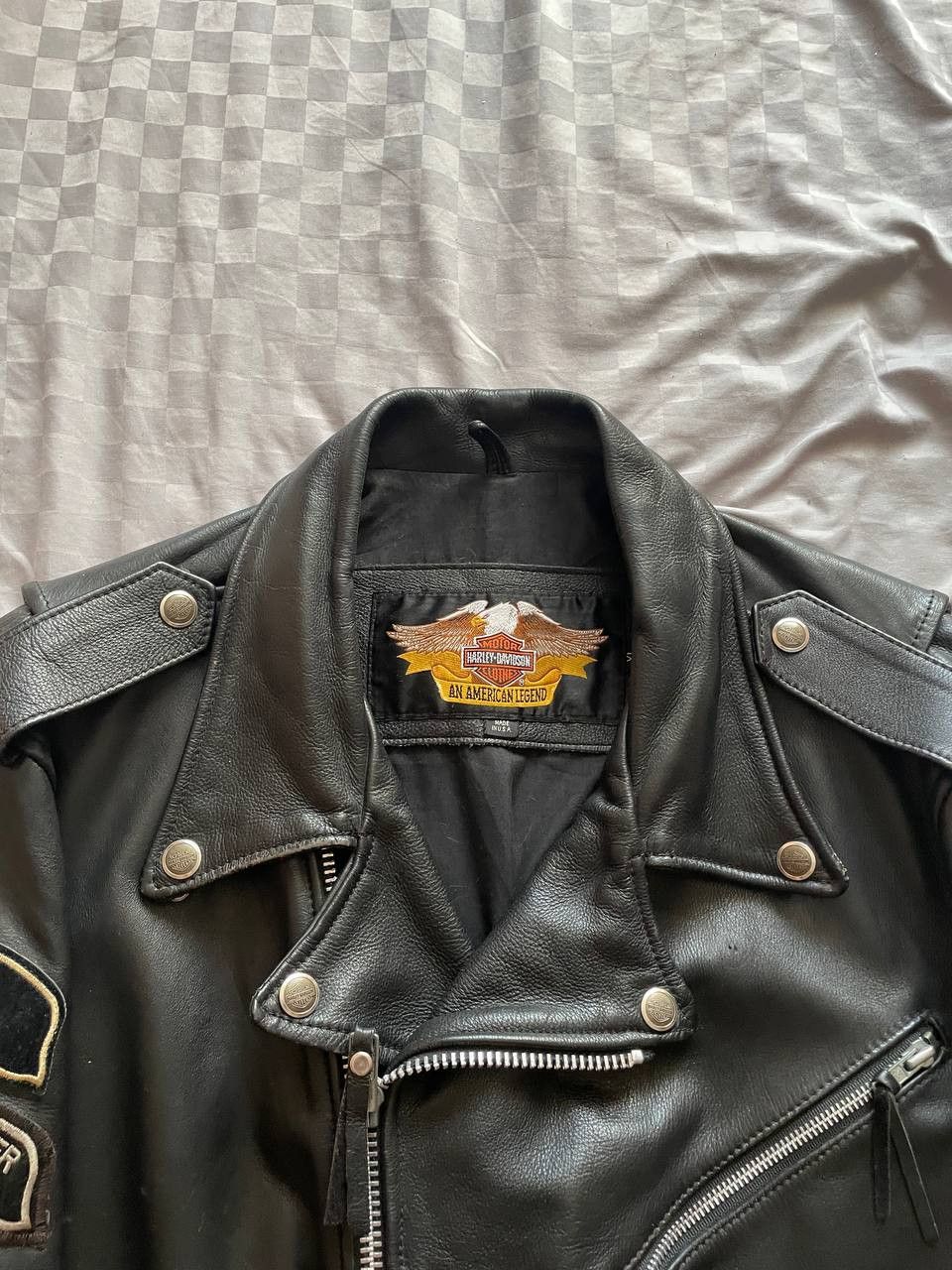 Harley Davidson Vintage Harley Davidson Leather Jacket Size US XL / EU 56 / 4 - 3 Thumbnail