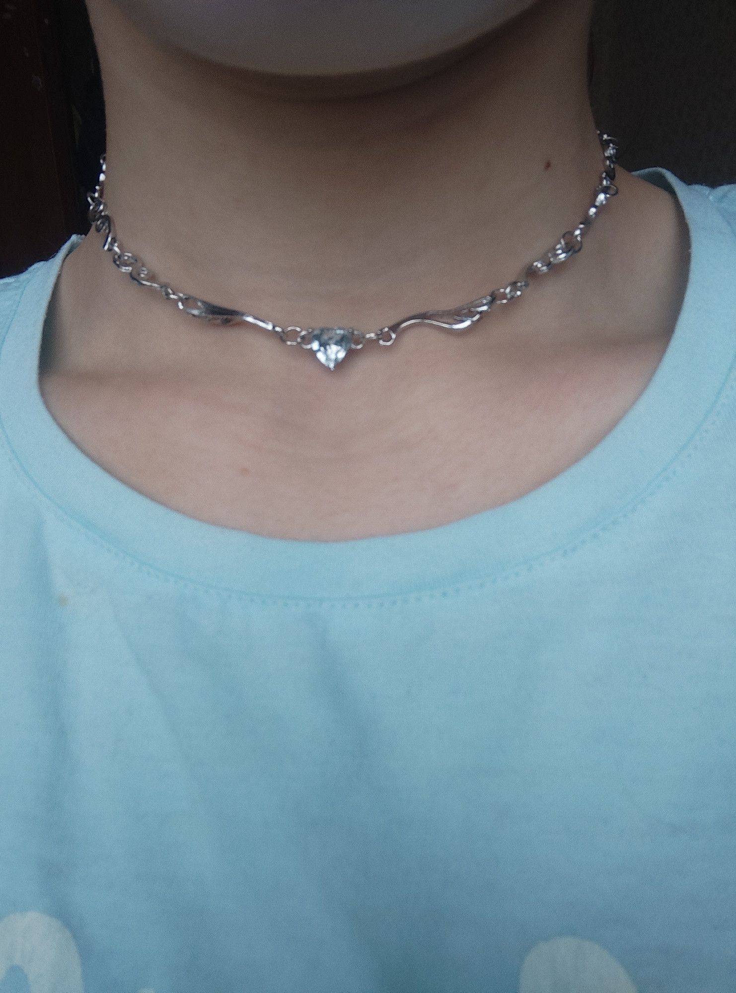 Vintage Irregular Choker Chain Necklace Size ONE SIZE - 5 Thumbnail