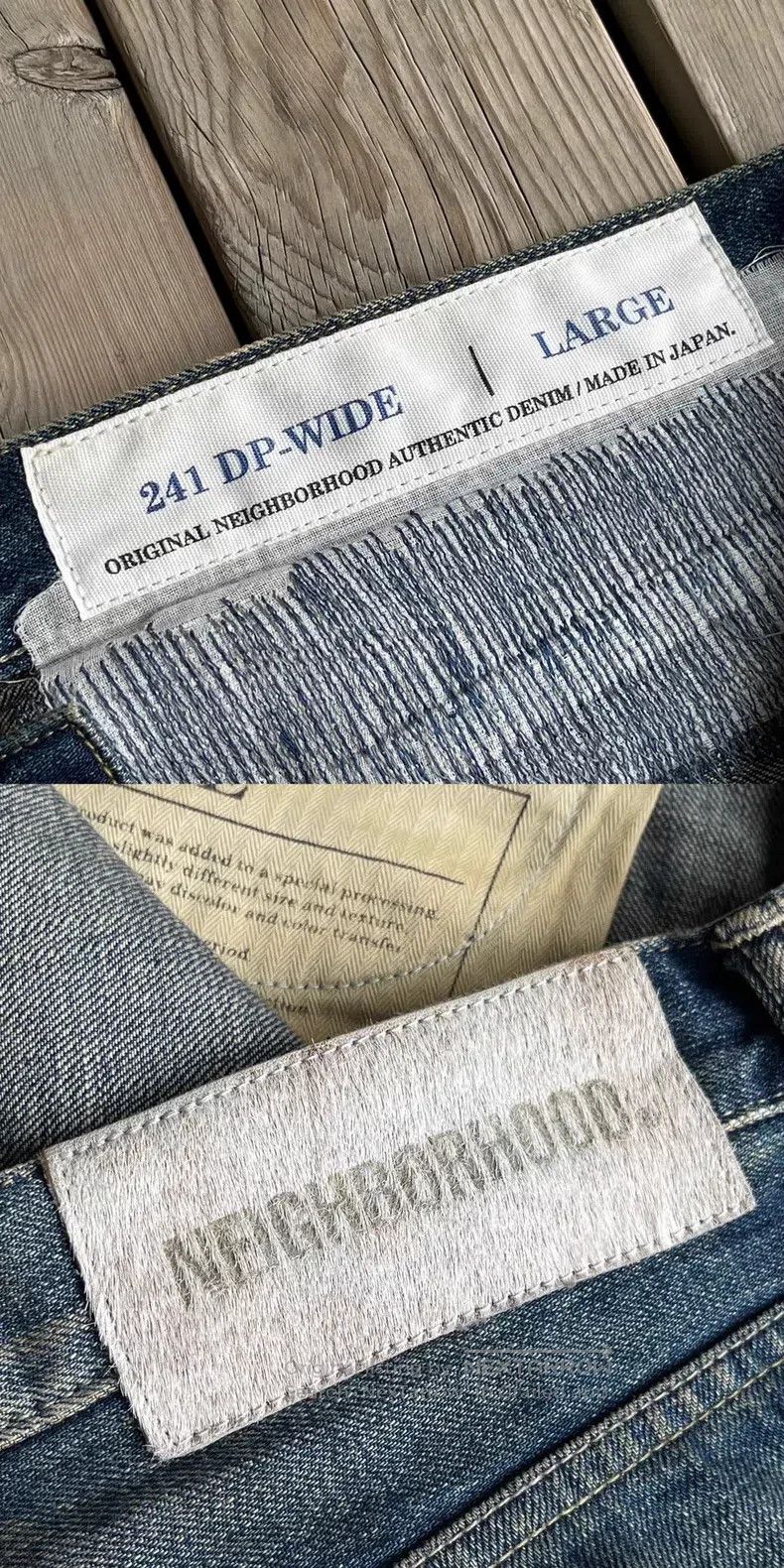 Neighborhood Neighborhood size L Distressed Blue Dirty Pants Size US 27 - 8 Thumbnail