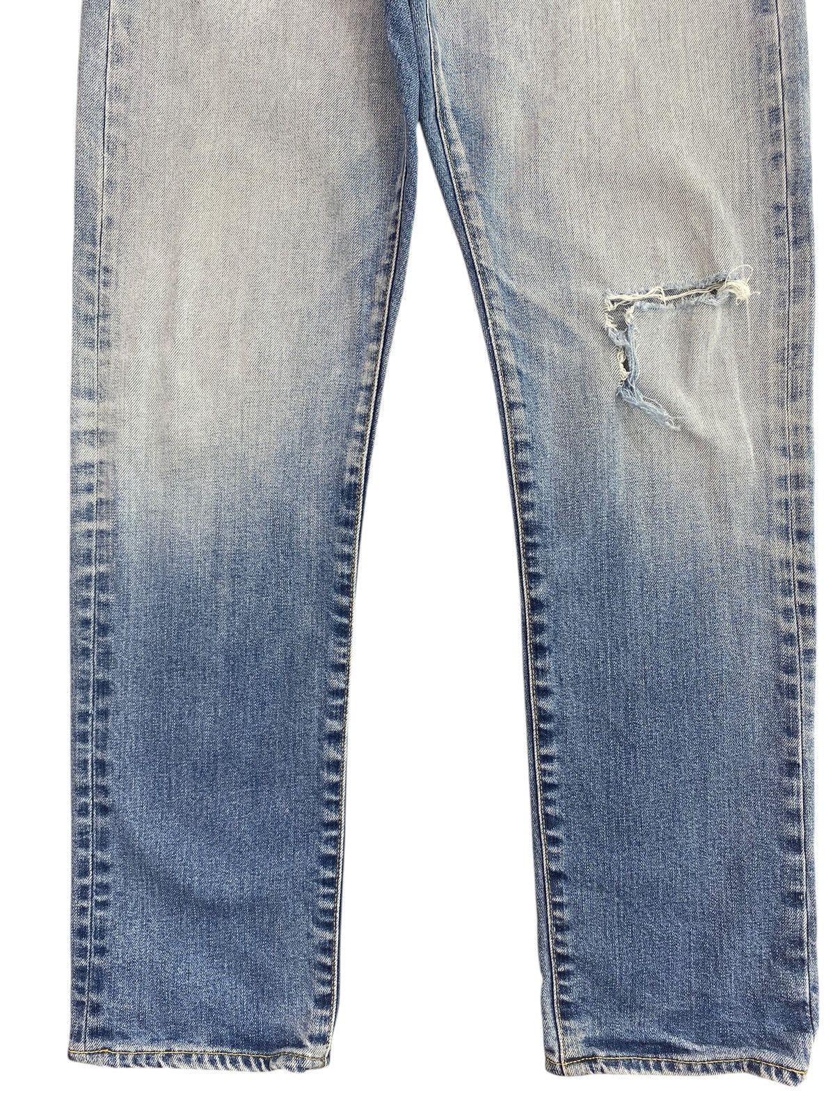 Japanese Brand Blue Way Brand Faded Wash Style Ripped Jeans Size US 30 / EU 46 - 9 Thumbnail
