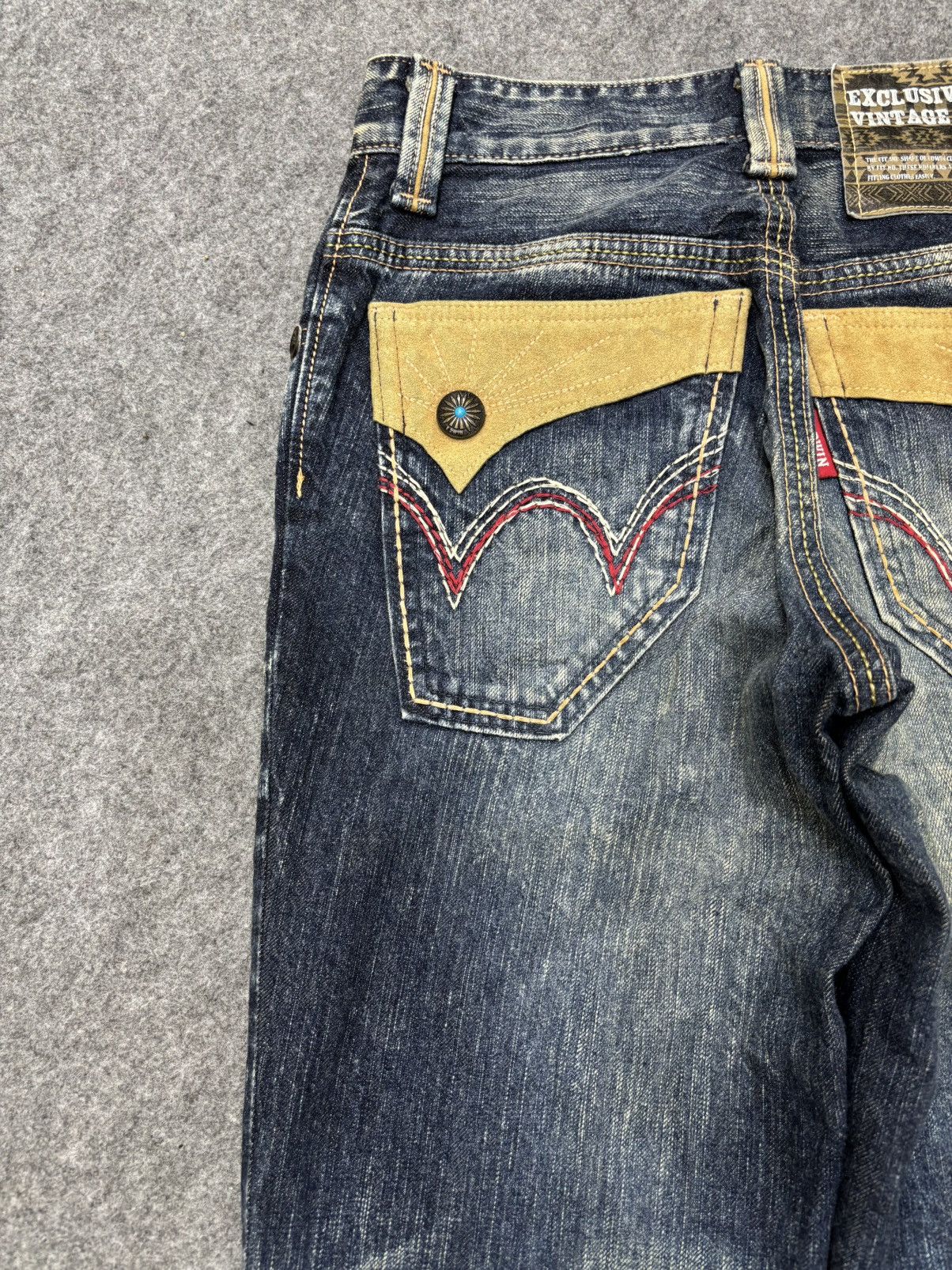 Edwin 💥Vintage Flare💥Edwin Sick Blue Stone Wash Flare Denim F645 Size US 28 / EU 44 - 10 Thumbnail
