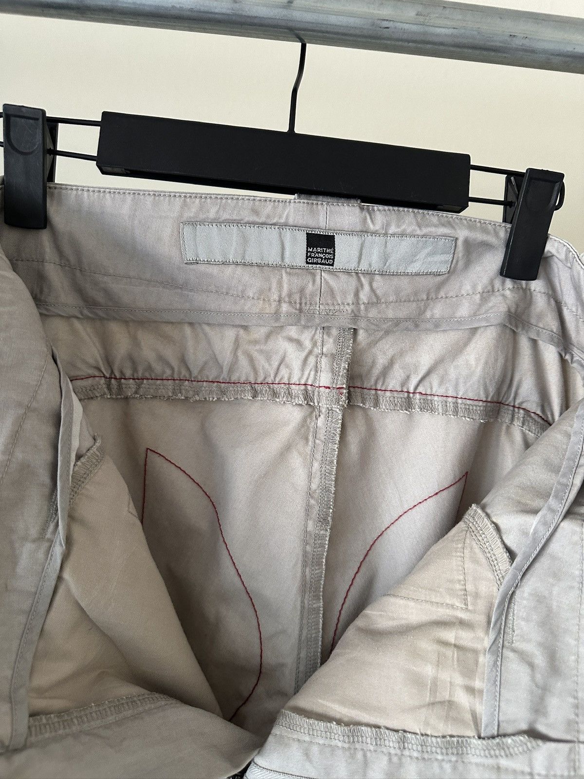Marithe + Francois Girbaud 2000s Marithe Francois Girbaud Piping Cargo Pant Size US 30 / EU 46 - 5 Thumbnail