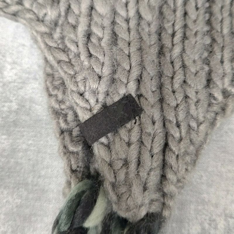 Eddie Bauer Eddie Bauer Larkspur Earflap pom pom knit beanie unisex OS Size ONE SIZE - 5 Thumbnail
