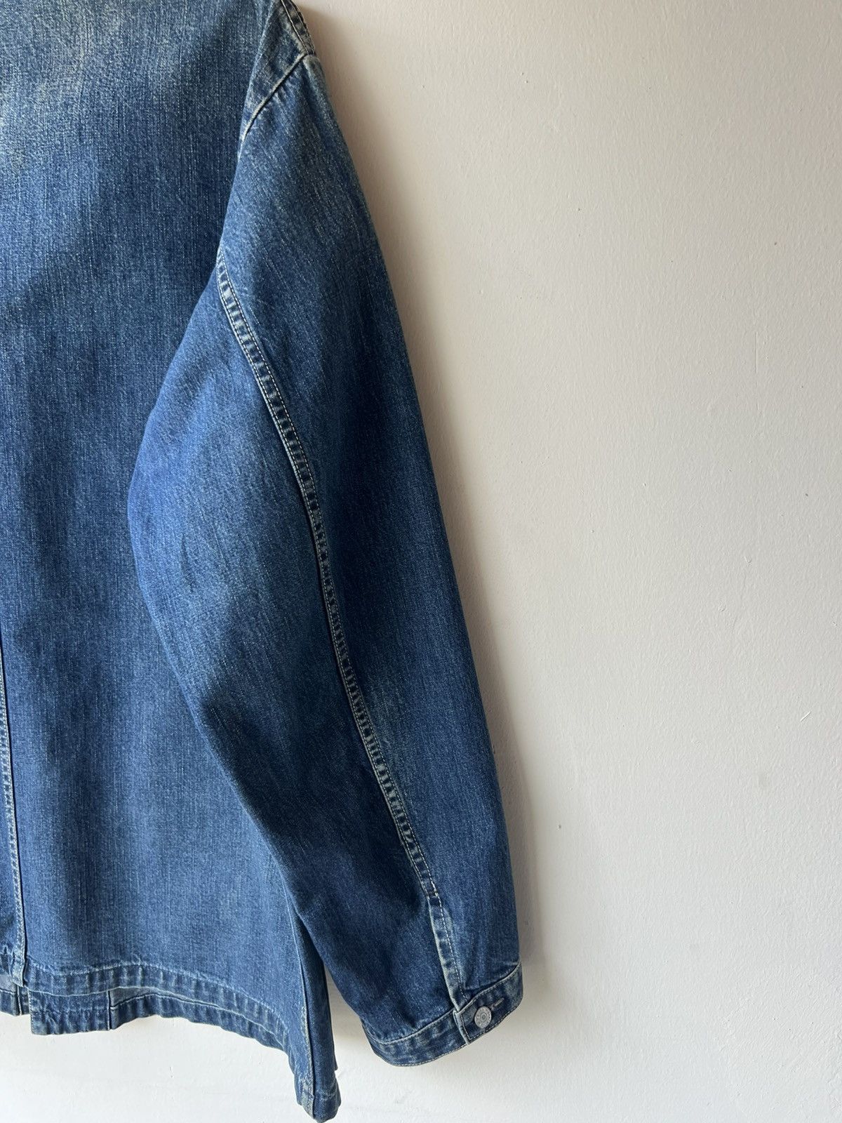 45rpm Archive 45rpm NMD Ocean Blue Patina Denim Chore Jacket Size US XL / EU 56 / 4 - 18 Thumbnail