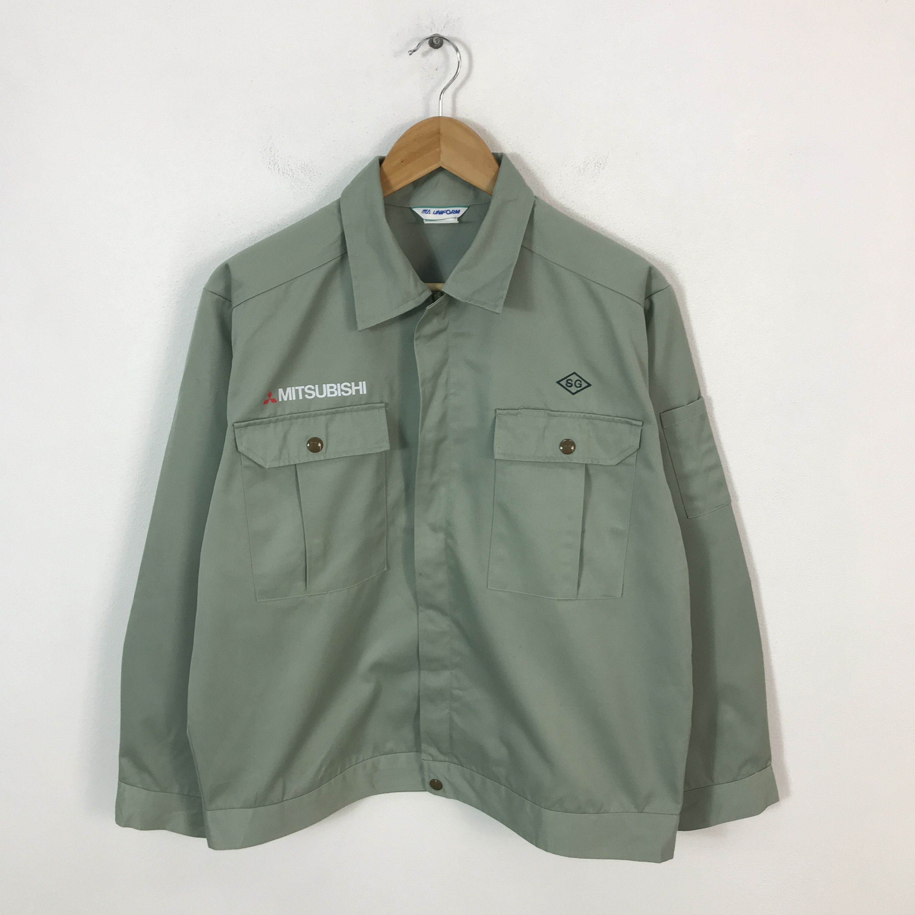 Japanese Brand Vtg mitsubishi racing motorsport uniform Custom jacket Size US L / EU 52-54 / 3 - 2 Thumbnail