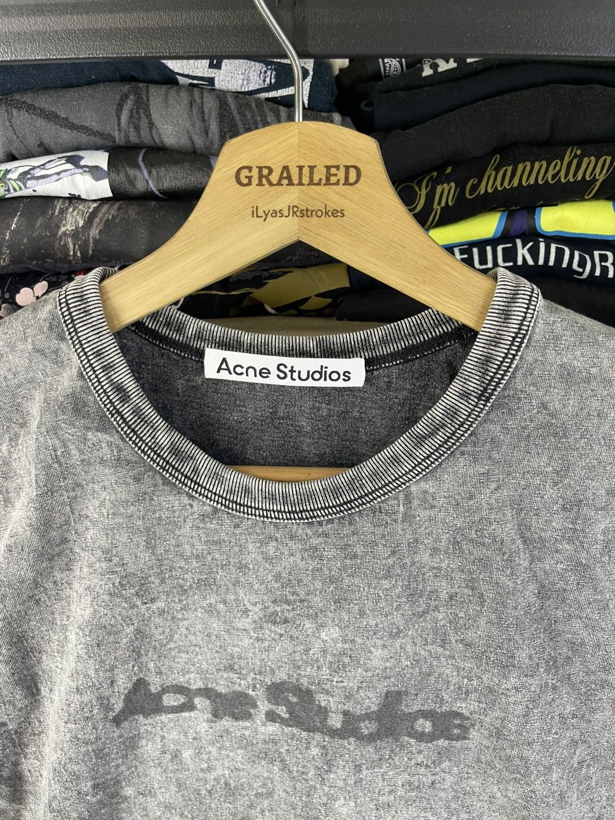 Acne Studios Acne Studios Blurred Logo Etza Model Tee Size S / US 4 / IT 40 - 10 Thumbnail